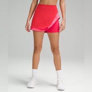 Lululemon Asymmetrical Layered High-Rise Tennis Skirt